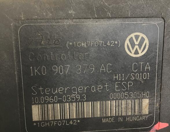 665345 ABS-Regler ABS-Block VW Golf V (1K) 1K0614517AF