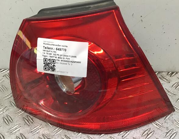 Combination Rearlight VW Golf V (1K1), VW Golf VI (5K1)