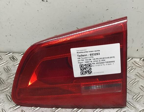 Combination Rearlight VW Touran (1T1, 1T2), VW Touran (1T3), VW Touran (5T1)