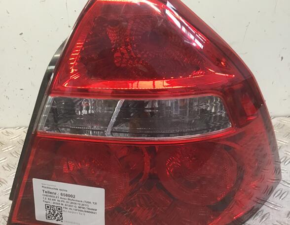 Combination Rearlight CHEVROLET Aveo/Kalos Stufenheck (T250, T255)