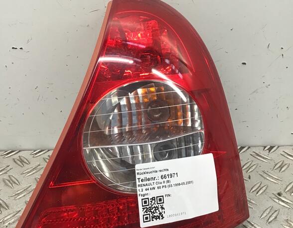 Achterlicht RENAULT Clio II (BB, CB)