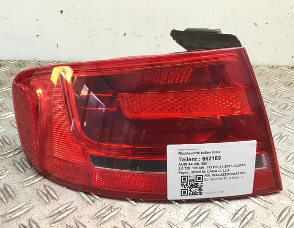 Achterlicht AUDI A4 (8K2, B8), AUDI A4 (8W2, 8WC)