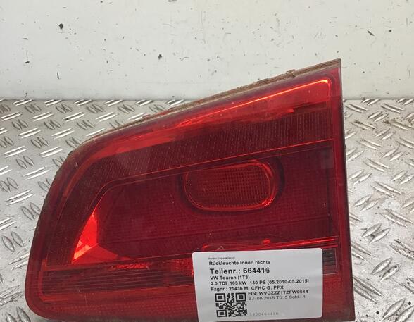 Achterlicht VW TOURAN (1T1, 1T2), VW TOURAN (1T3), VW TOURAN VAN (1T3)