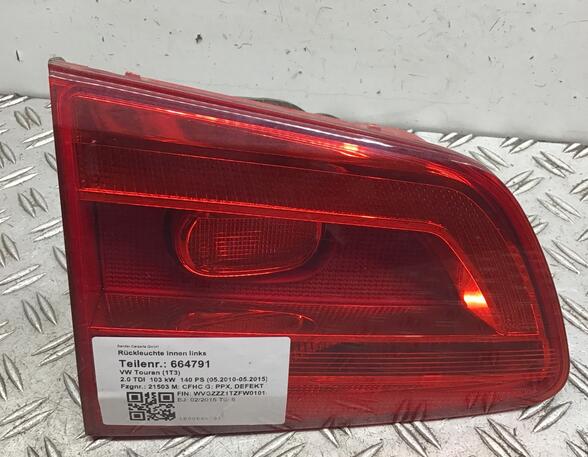 Achterlicht VW TOURAN (1T1, 1T2), VW TOURAN (1T3), VW TOURAN VAN (1T3), VW TOURAN (5T1)