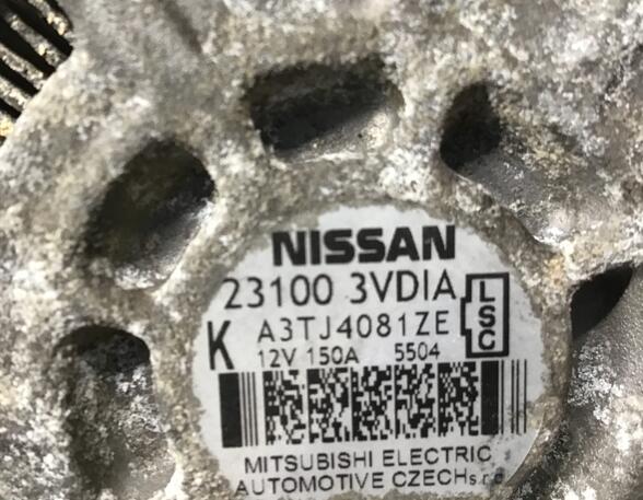 Alternator NISSAN Note (E11, NE11)