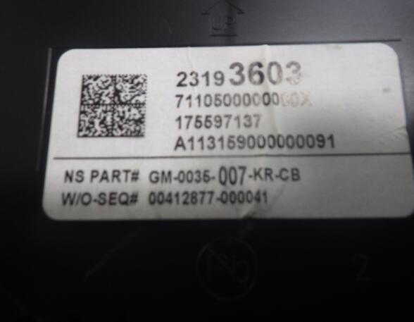 Snelheidsmeter OPEL INSIGNIA A (G09)