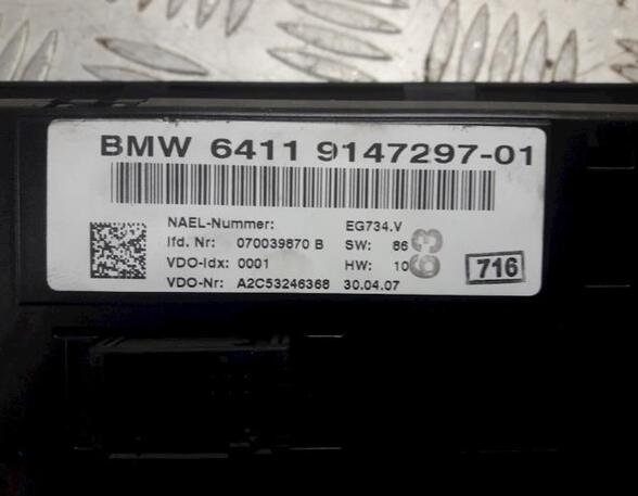 Bedieningselement airconditioning BMW 3 Touring (E91)