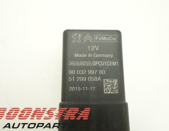 Glow Plug Relay Preheating PEUGEOT 208 I (CA, CC)