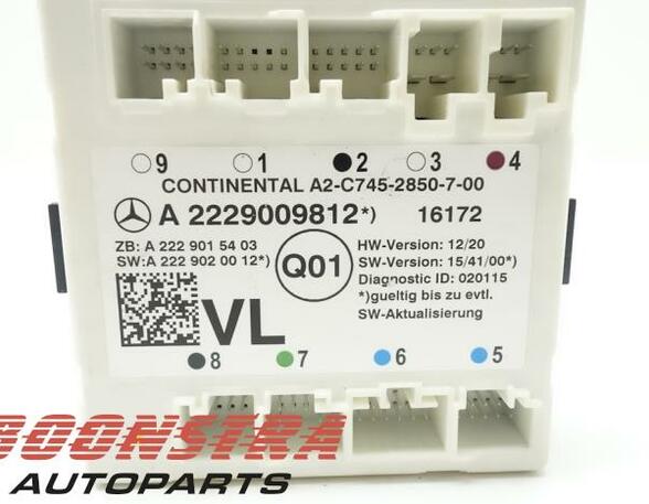 Control unit MERCEDES-BENZ C-Klasse (W205)