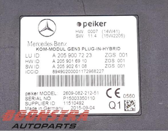 Control unit MERCEDES-BENZ C-Klasse (W205)