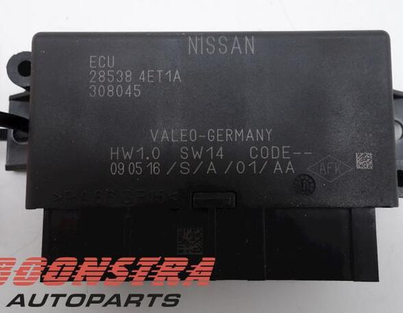 Regeleenheid park distance control NISSAN QASHQAI II SUV (J11, J11_)