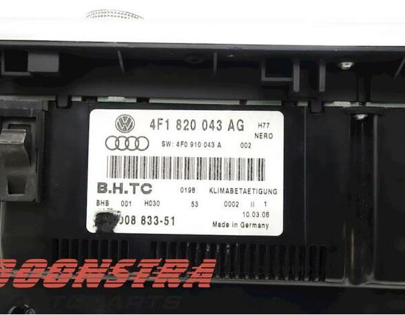 P13232873 Heizungsbetätigung (Konsole) AUDI A6 Allroad (4F) 4F1820143AG