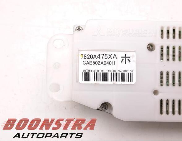 Heating & Ventilation Control Assembly MITSUBISHI Outlander III (GFW, GGW, ZJ, ZK, ZL)