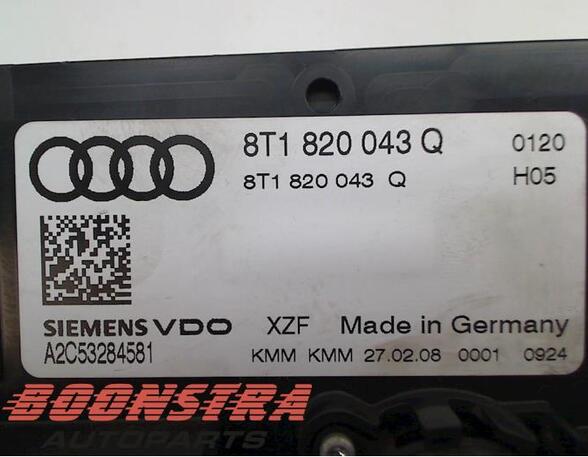 Heating & Ventilation Control Assembly AUDI A4 (8K2, B8)