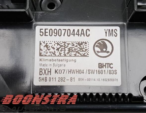 Heizungsbetätigung (Konsole) Skoda Octavia III Kombi 5E 5E0907044ACYMS P19836059