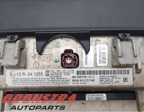 Monitor Navigationssystem BMW X1 F48 65509387451 P21125370