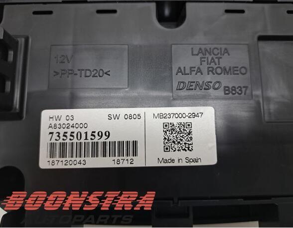 Air Conditioning Control Unit FIAT PUNTO (199_)