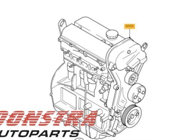 Bare Engine FORD FIESTA VI (CB1, CCN)