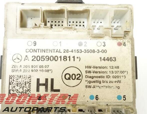 Centrale vergrendeling MERCEDES-BENZ C-Klasse (W205)