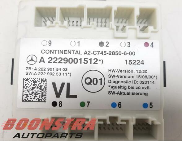 Centrale vergrendeling MERCEDES-BENZ C-Klasse (W205)