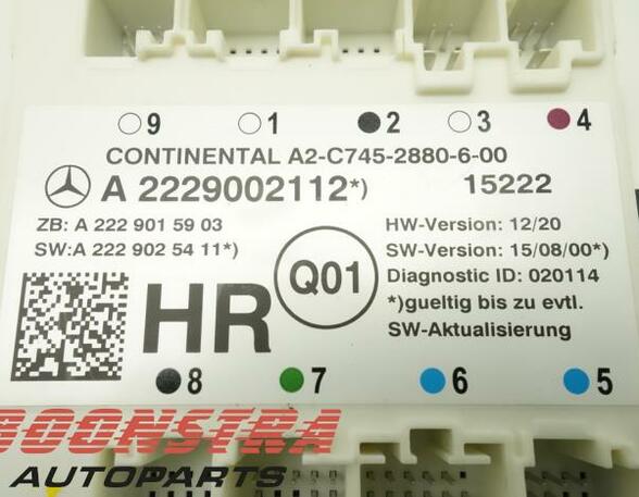 Centrale vergrendeling MERCEDES-BENZ C-Klasse (W205)