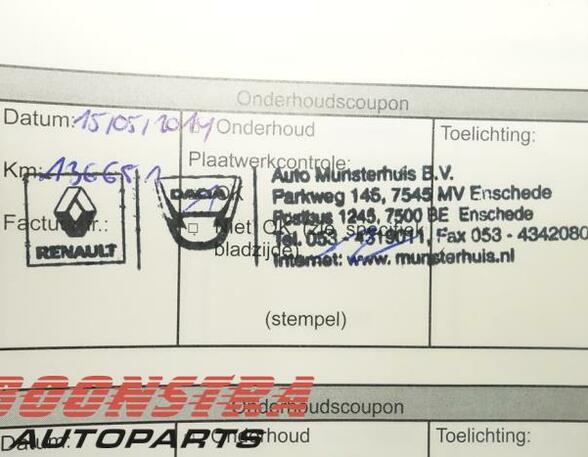 P13948825 Bordbuch RENAULT Trafic II Kasten (FL) GM93863003