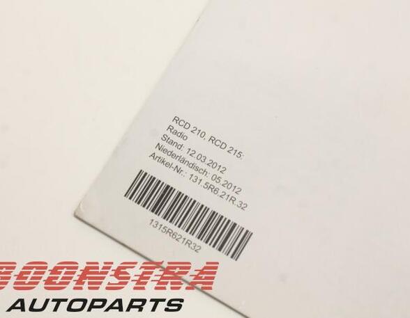 P16069507 Bordbuch VW Up (AA) 1315R621R32