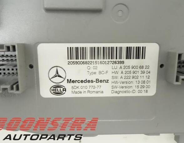 Control unit central electric (BCM) MERCEDES-BENZ C-CLASS T-Model (S205)