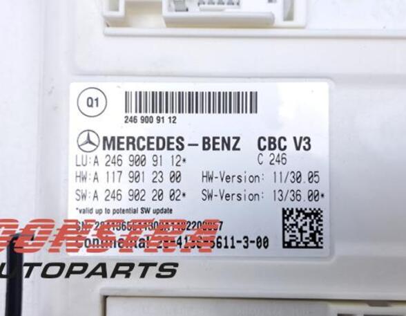 Control unit central electric (BCM) MERCEDES-BENZ CLA Coupe (C117)