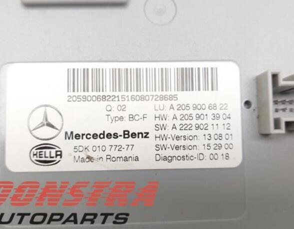 Control unit central electric (BCM) MERCEDES-BENZ C-CLASS (W205)