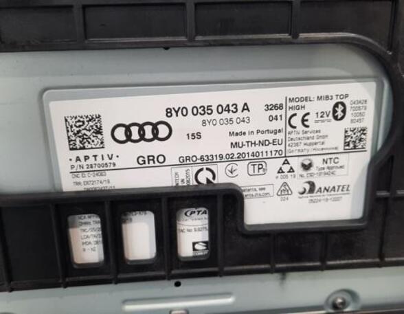 Audio Amplifier AUDI A3 Sportback (8YA)