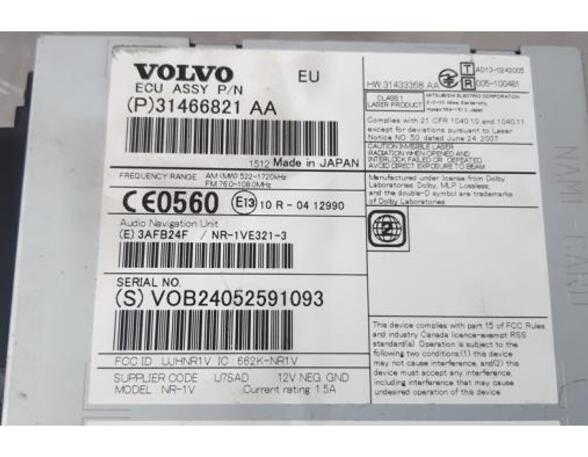 Audio Amplifier VOLVO V40 Hatchback (525, 526), VOLVO V40 Cross Country (526)