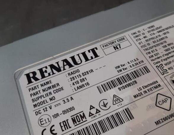 Audio Amplifier RENAULT MEGANE IV Hatchback (B9A/M/N_), RENAULT MEGANE E-TECH SUV