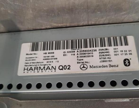 Audio Amplifier MERCEDES-BENZ C-CLASS T-Model (S205), MERCEDES-BENZ C-CLASS (W205)