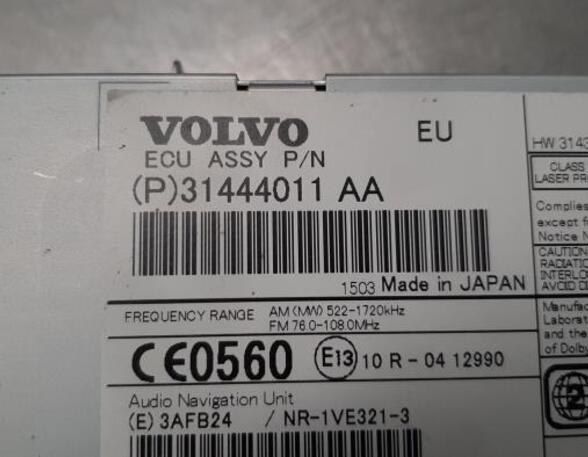 Audio Amplifier VOLVO V40 Hatchback (525, 526), VOLVO V40 Cross Country (526)