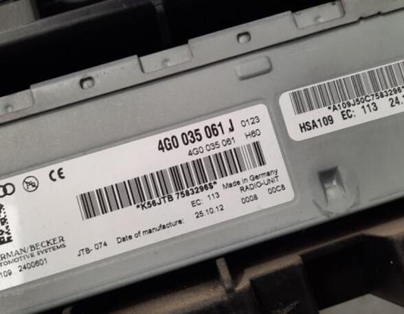 Audio Amplifier AUDI A4 Avant (8K5, B8)