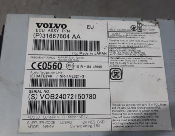 Audio-Versterker VOLVO V40 Hatchback (525, 526), VOLVO V40 Cross Country (526)