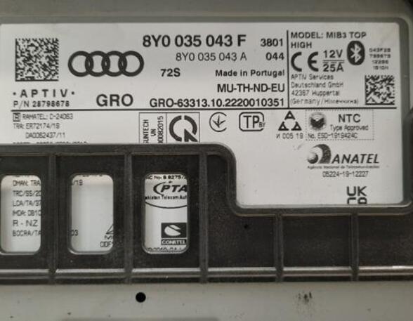 Audio Amplifier AUDI A3 Sportback (8YA)