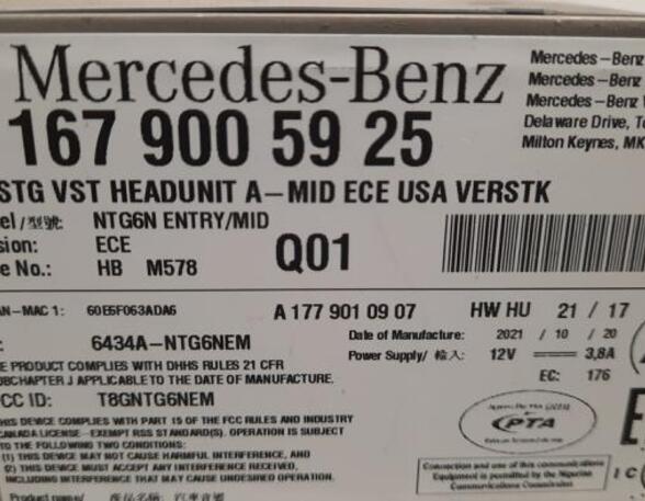 Audio-Versterker MERCEDES-BENZ A-CLASS (W177), MERCEDES-BENZ GLE (V167)