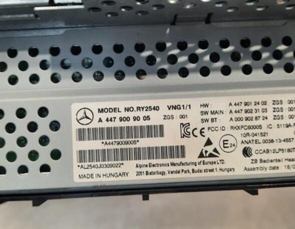 Audio-Versterker MERCEDES-BENZ VITO Van (W447)