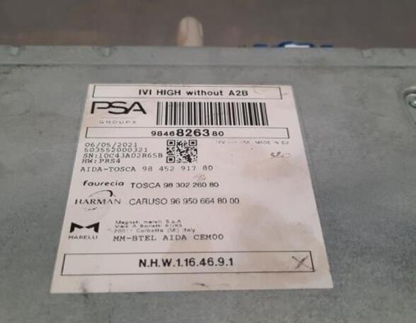 Audio Amplifier PEUGEOT 308 III (FB_, FH_, FP_, F3_, FM_)