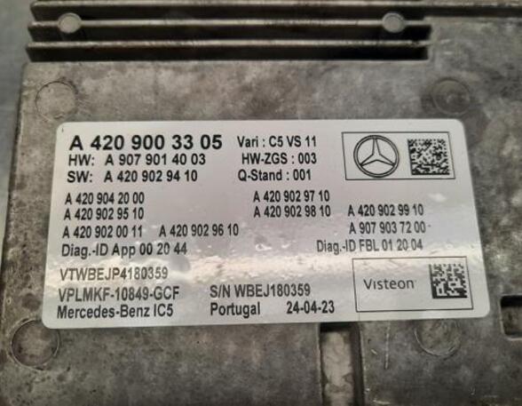 Audio Amplifier MERCEDES-BENZ SPRINTER 3-t Van (B910)