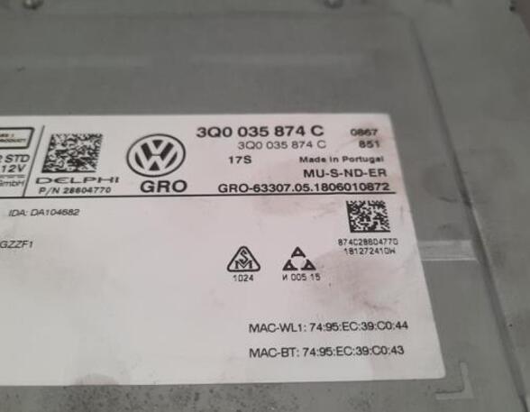 Audio-Versterker VW GOLF VII (5G1, BQ1, BE1, BE2)