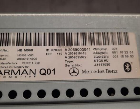 Audio Amplifier MERCEDES-BENZ GLC (X253), MERCEDES-BENZ GLC Coupe (C253)