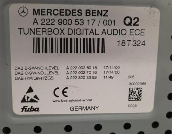 Audio Amplifier MERCEDES-BENZ GLC (X253), MERCEDES-BENZ GLC Coupe (C253)