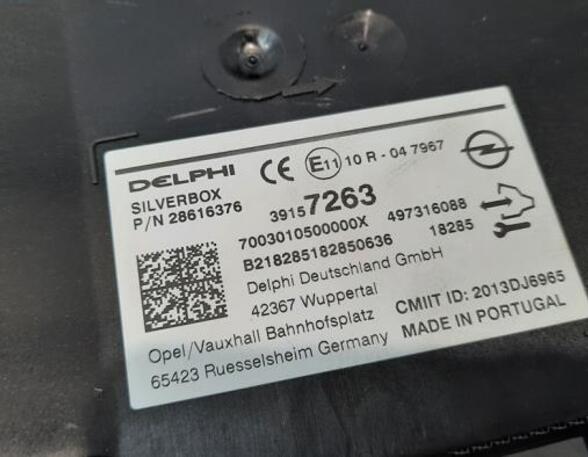 Audio Amplifier OPEL ASTRA K (B16), OPEL ASTRA K Sports Tourer (B16)