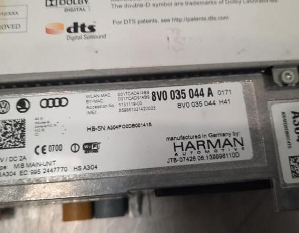 Audio-Versterker AUDI A3 Sportback (8VA, 8VF), AUDI A3 Sportback (8YA)