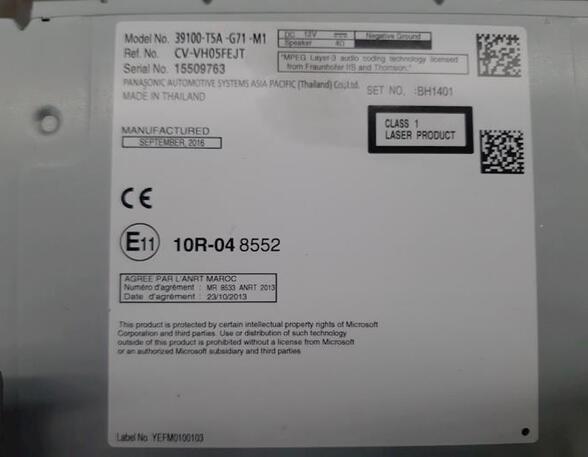 Radio CD Spieler von einem Honda Jazz