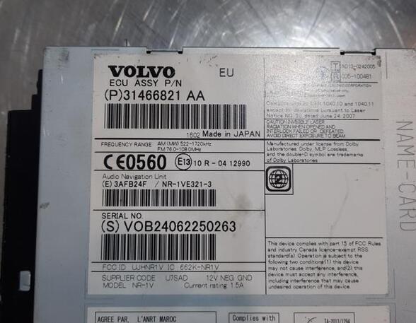 Radio VOLVO V40 Hatchback (525, 526), VOLVO V40 Cross Country (526)