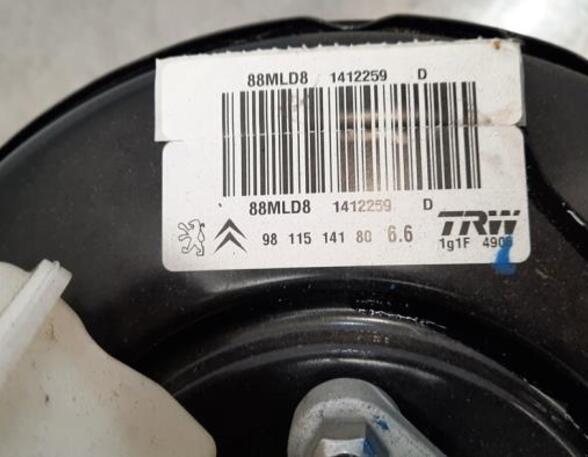 Brake Booster CITROËN C4 CACTUS, PEUGEOT 2008 I (CU_)